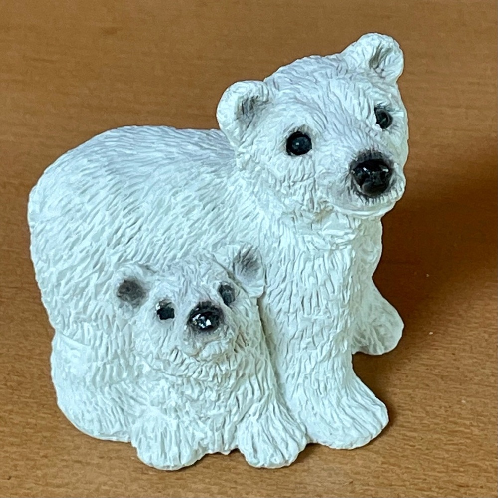 Resin Polar Bear Figurine